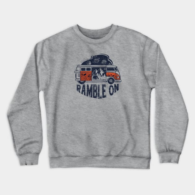 Ramble On Crewneck Sweatshirt by RepubliRock